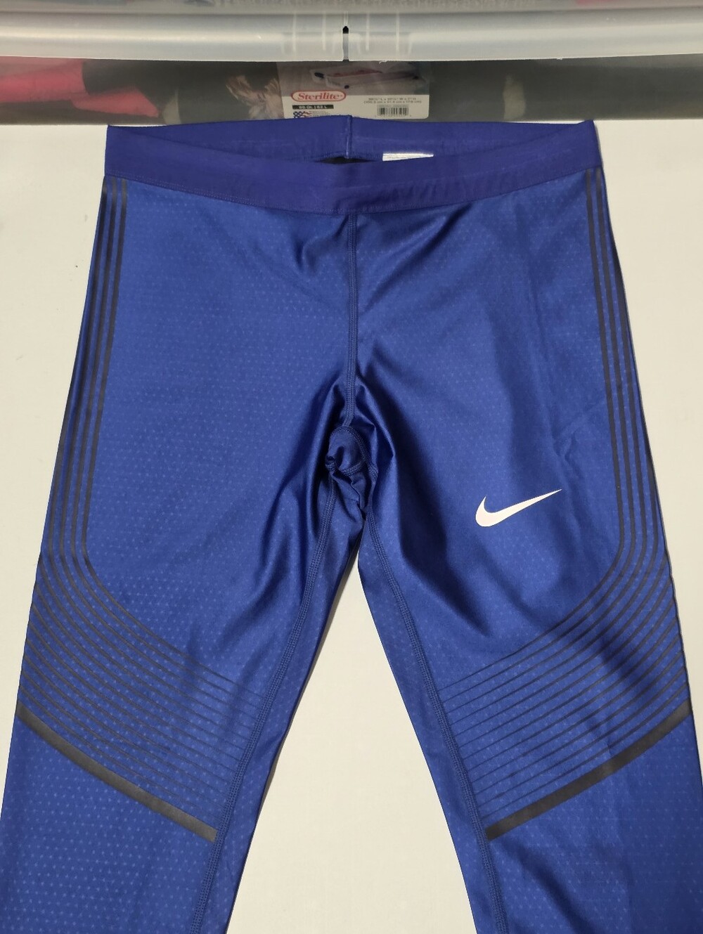 NIKE POWER FLASH RUNNING TIGHTS **RARE** SZ L - Picture 4 of 11